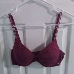 Pink Victorias Secret Push Up Bra
